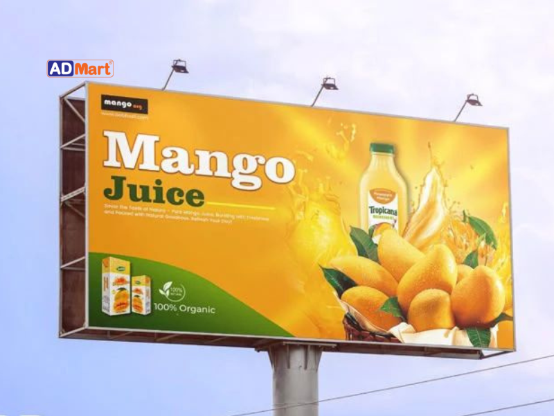 In UV biển quảng cáo đồ uống pano ngoài trời có bền màu, thu hút