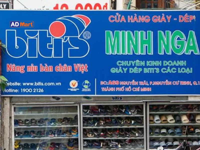 Xu hướng sử dụng in UV cho biển quảng cáo giày dép 