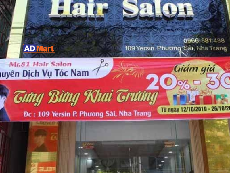 In biển quảng cáo khuyến mãi chuẩn màu, bền đẹp