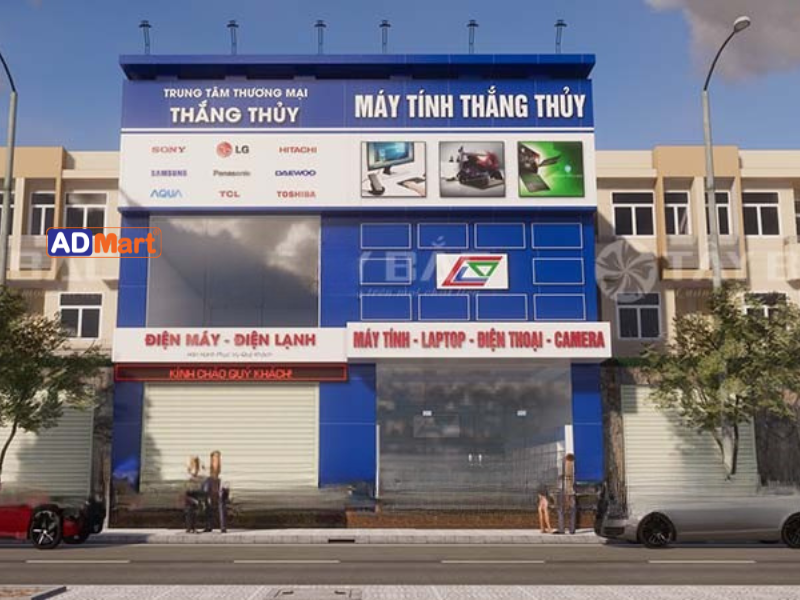 Công nghệ in UV cho biển quảng cáo máy tính