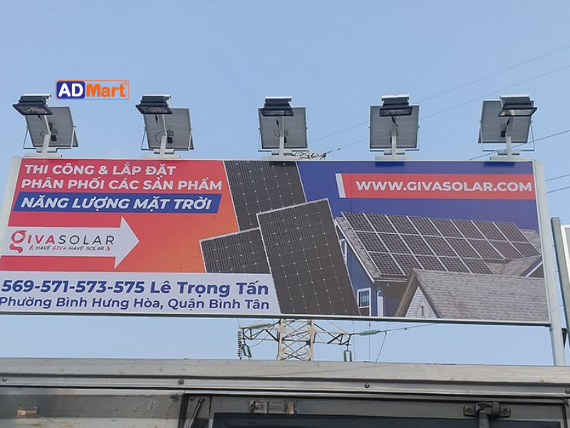 Biển quảng cáo năng lượng mặt trời in UV – Bền đẹp, thu hút 24/7