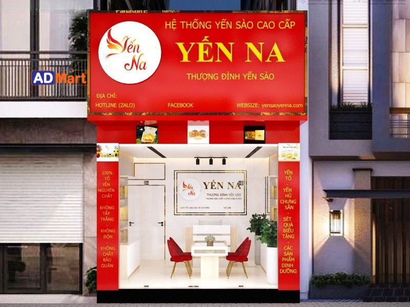 Lý do nên chọn biển quảng cáo yến sào in bạt UV