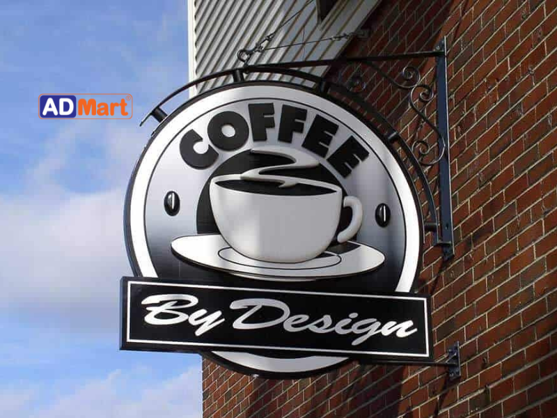 Biển vẫy cafe đẹp – Top mẫu biển vẫy quán cà phê hút khách 2025