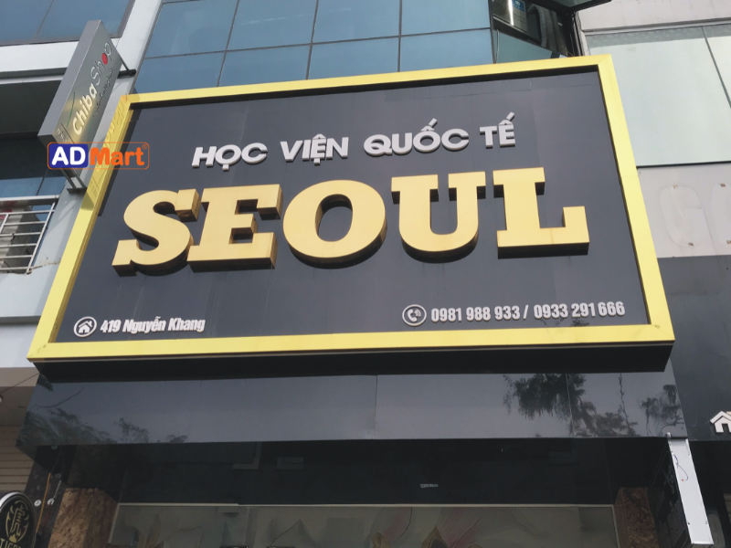 Các loại biển bảng quảng cáo đẹp, bền, thu hút khách hàng