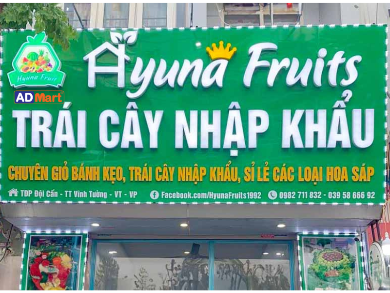 Các loại biển quảng cáo hiện nay phổ biến 