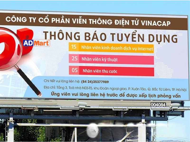 Giải pháp in bạt tuyển dụng đẹp, bền màu, thu hút ứng viên