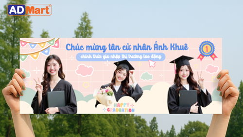 In banner cầm tay - Giải pháp quảng cáo hiệu quả và tiết kiệm