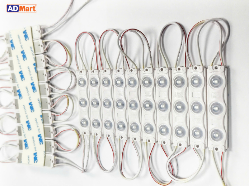 Led module 3 bóng 12V 0.72W ánh sáng đỏ