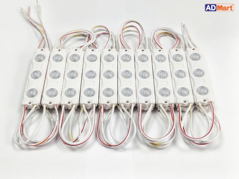 Led module 3 bóng 12V 0.72W ánh sáng đỏ