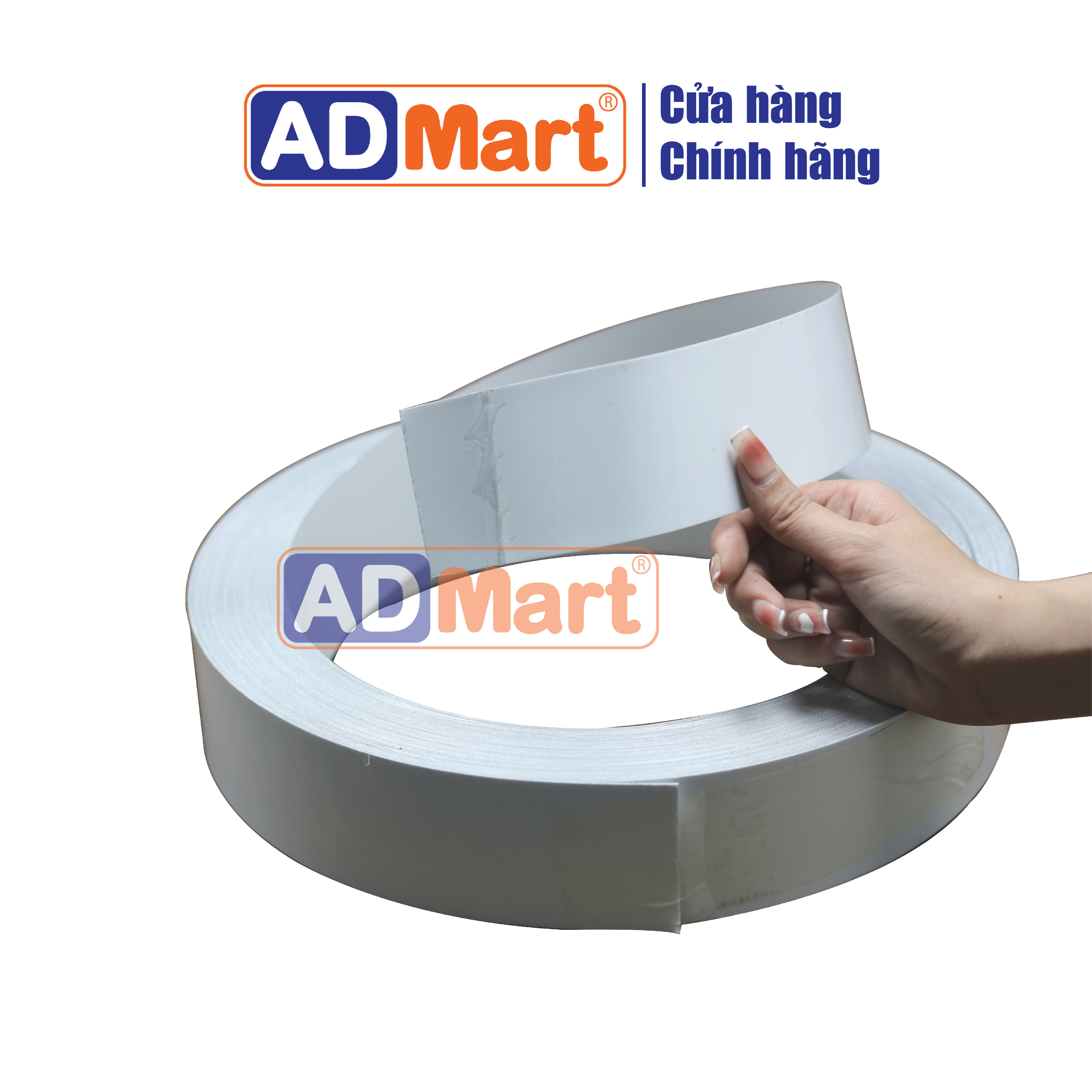 Nhôm uốn chữ màu trắng