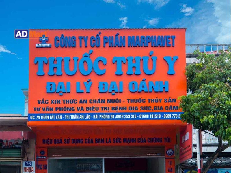 Các loại bảng hiệu chăn nuôi phổ biến hiện nay