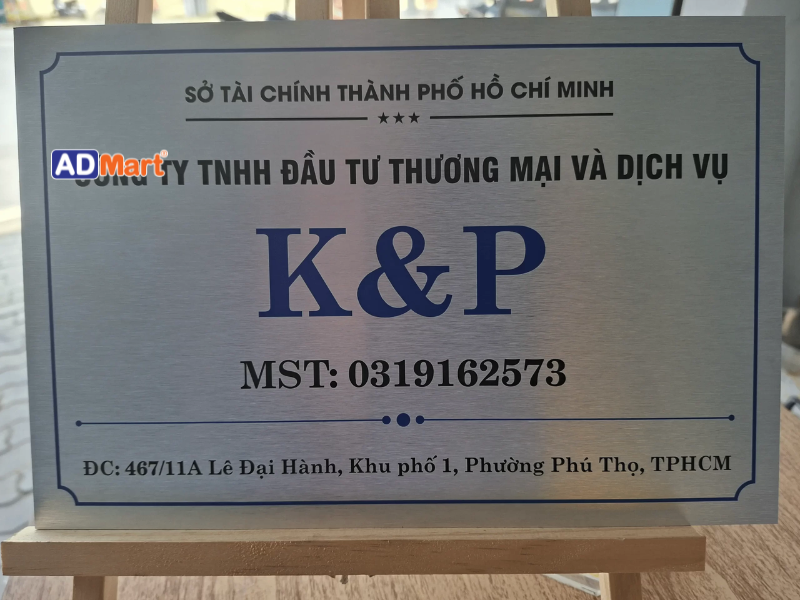 Tiêu chí làm bảng hiệu địa điểm kinh doanh đẹp và hiệu quả