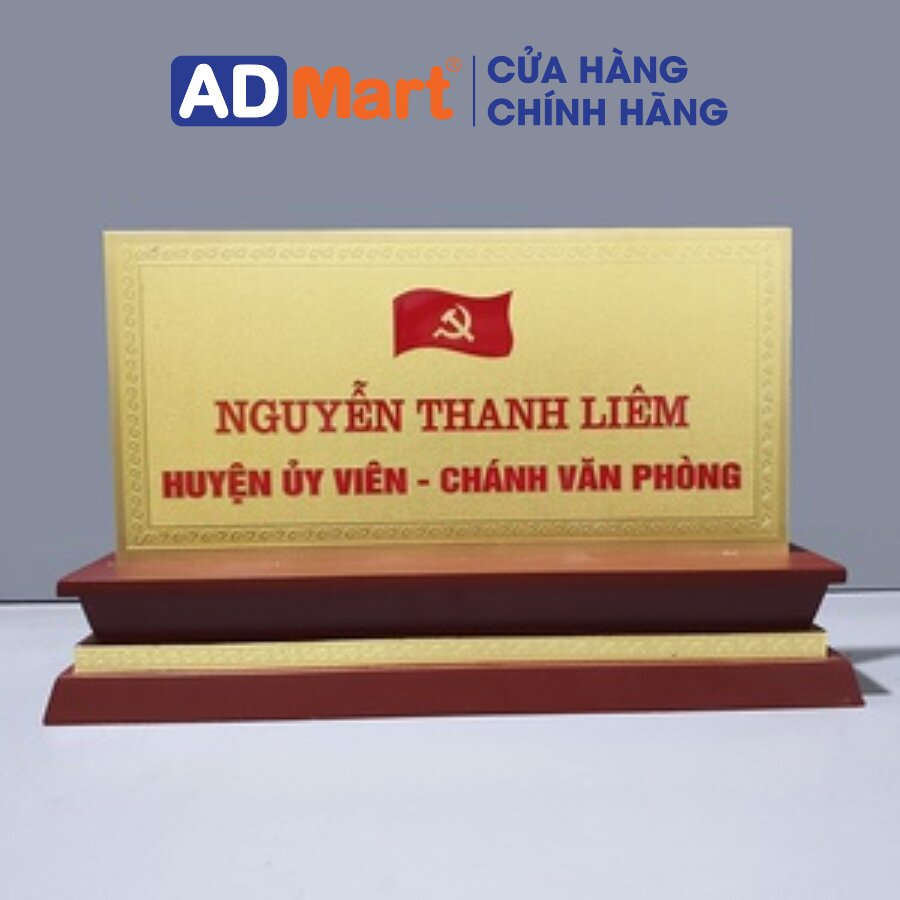 mẫu biển chức danh thiết kế tinh tế