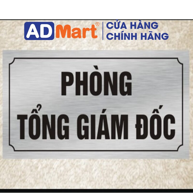 Biển Phòng Ban Inox: Đẳng Cấp và Chất Lượng Trong Từng Chi Tiết