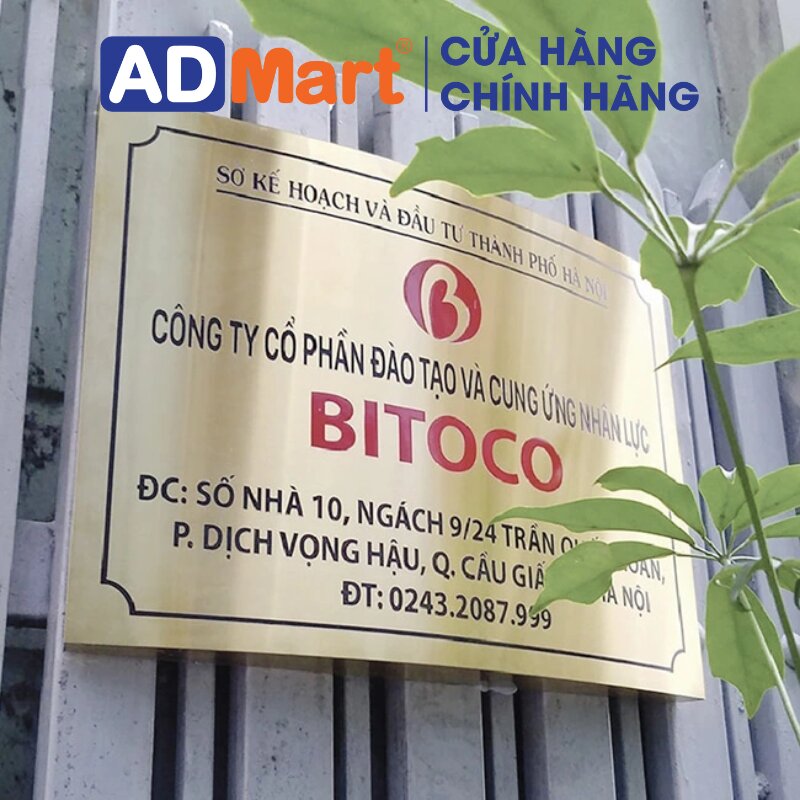 Biển Công Ty Inox: Giải Pháp Thông Minh Cho Doanh Nghiệp 