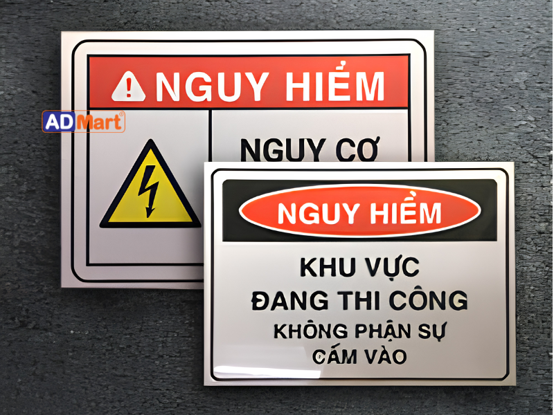 Biển khu vực thi công: Cách lựa chọn phù hợp cho công trình