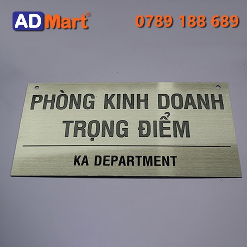 Cách Chọn Biển Phòng Ban Phù Hợp Cho Doanh Nghiệp Của Bạn