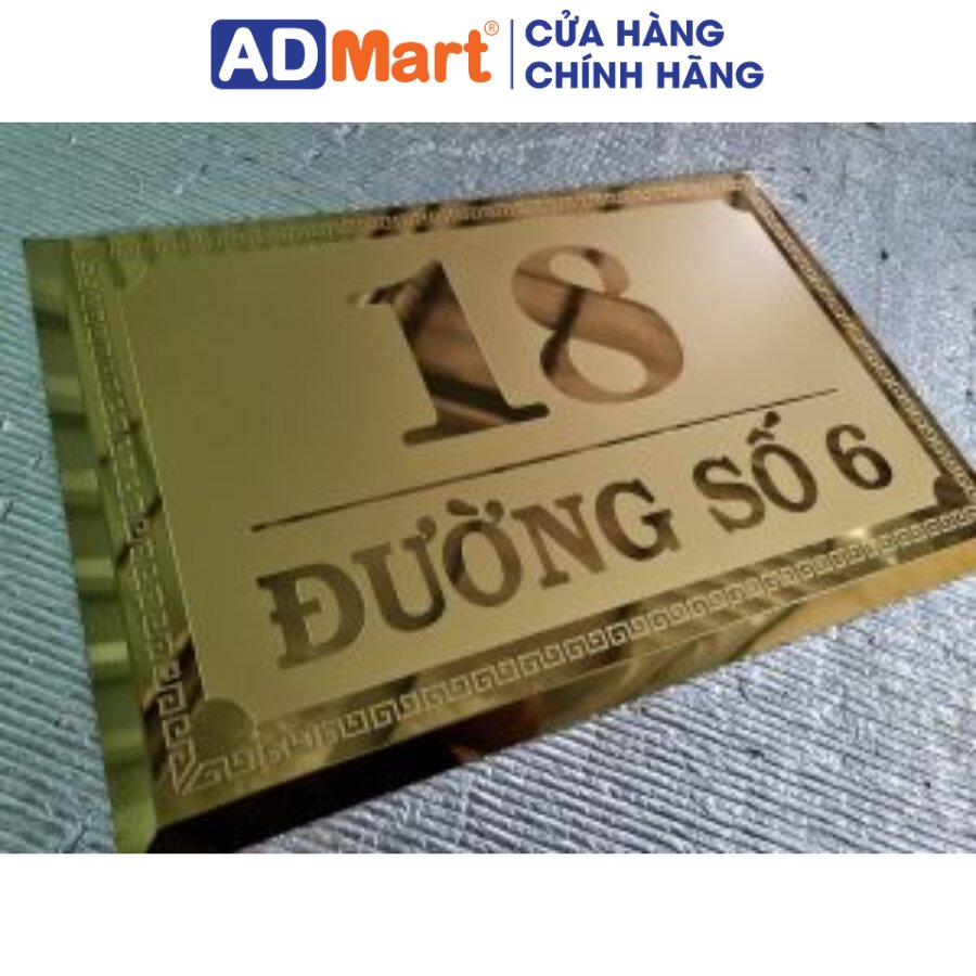 biển số nhà inox ăn mòn tiết kiệm chi phí