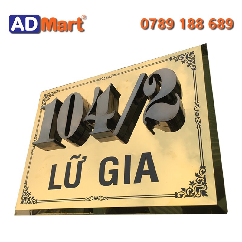 Biển Số Nhà Inox: Tạo Điểm Nhấn Độc Đáo Cho Ngôi Nhà Của Bạn