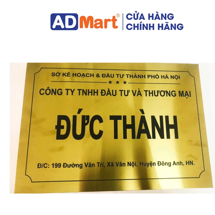 biển tên công ty inox mang lại giá trị lâu dài