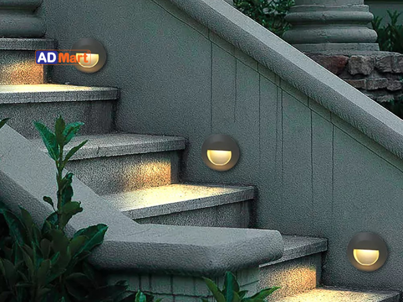 Đèn LED bậc cầu thang ngoài trời phù hợp với những vị trí nào?